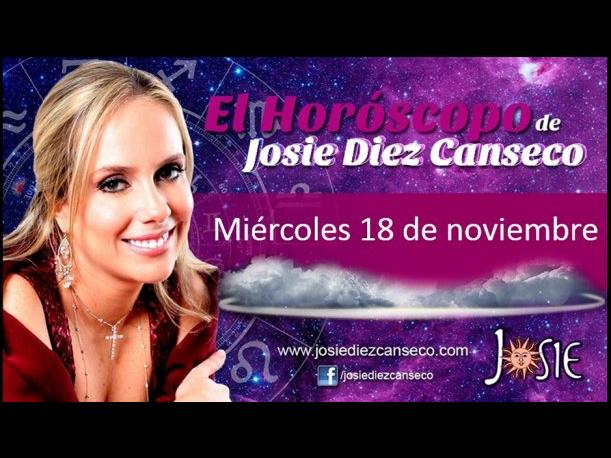 Josie Diez Canseco: Horóscopo del día 18 de noviembre (VIDEO)
