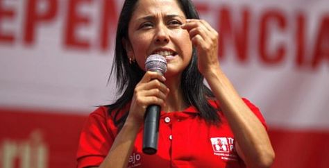 La primera dama del Perú, Nadine Heredia.