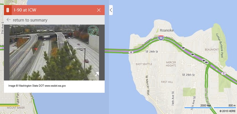 Bing Maps Ya es posible ver cámaras del tráfico en directo desde los mapas de Bing