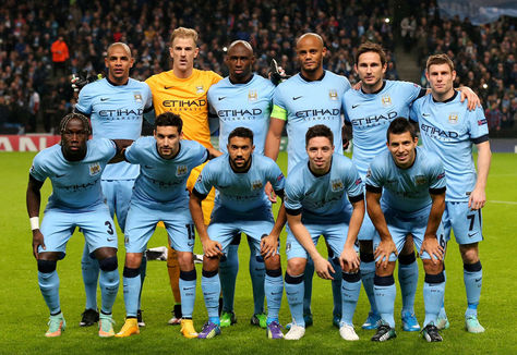 Formación del Manchester City. Foto: www.ciudadfutbol.com