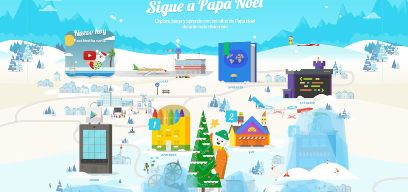 sigue a papa noel Google lanza Sigue a Papá Noel para que estas Navidades estén llenas de sorpresas todos los días