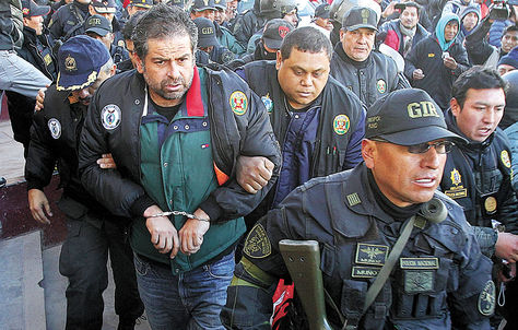 Proceso. El empresario peruano Martín Belaunde tras ser extraditado al Perú hace cuatro meses. 