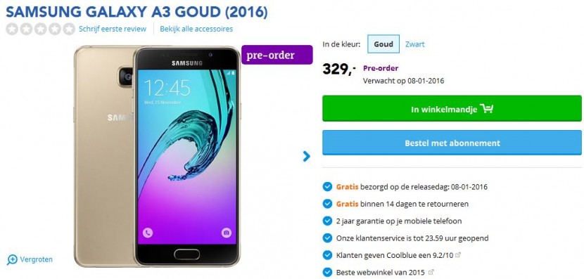 Precios y disponibilidad de los Samsung Galaxy A3 y Galaxy A5 en Europa pre orden galaxy a3 830x397 Precios y disponibilidad de los Samsung Galaxy A3 y Galaxy A5 en Europa