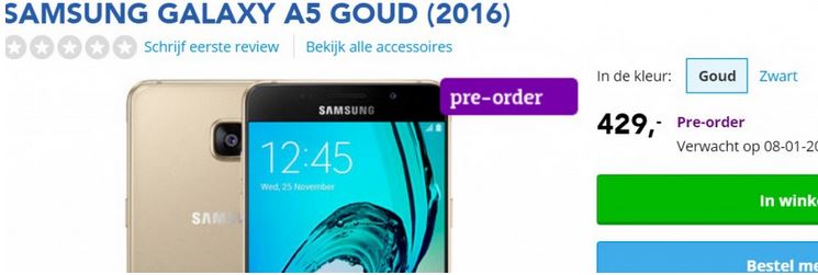 Precios y disponibilidad de los Samsung Galaxy A3 y Galaxy A5 en Europa galaxy a5 preorden Precios y disponibilidad de los Samsung Galaxy A3 y Galaxy A5 en Europa
