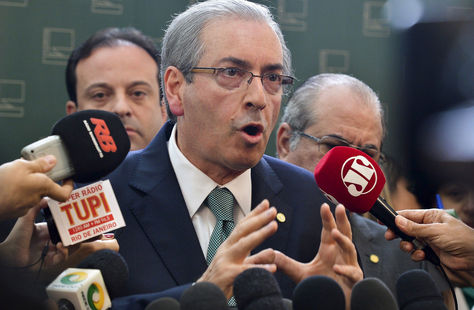 El presidente de la Cámara de Diputados de Brasil, Eduardo Cunha. Foto: AFP