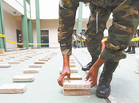 Operativo. La FELCN incautó en noviembre 200 kilos de droga.
