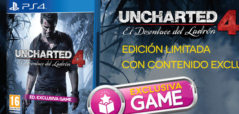 uncharted 4 game Game ofrecerá una edición especial de Uncharted 4