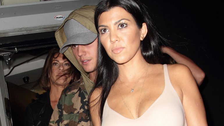 Kourtney Kardashian y Justin Bieber 