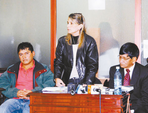 Juicio. El exdirigente cívico beniano Alberto Melgar (izq.) en una audiencia del caso Terrorismo en 2010.