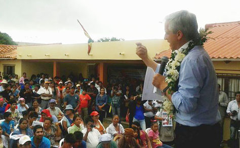 García Linera en el Plan 3.000 en la inauguración de la Oficina de Atención a Víctimas del Ministerio de Justicia