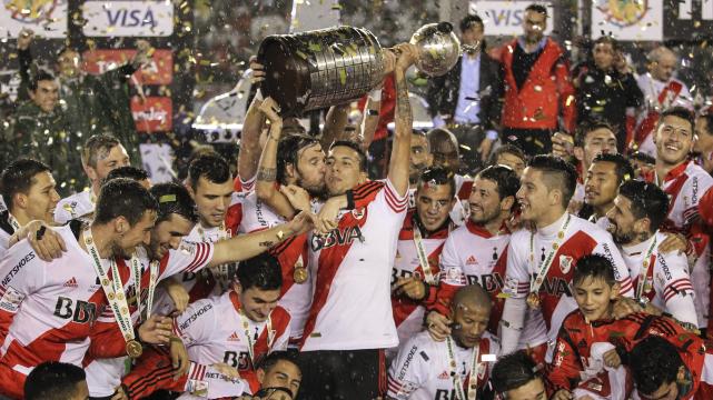 El equipo argentino, River Plate, último campeón de la Copa Libertadores, será cabeza de su grupo en la nueva edición del torneo. Foto: Internet