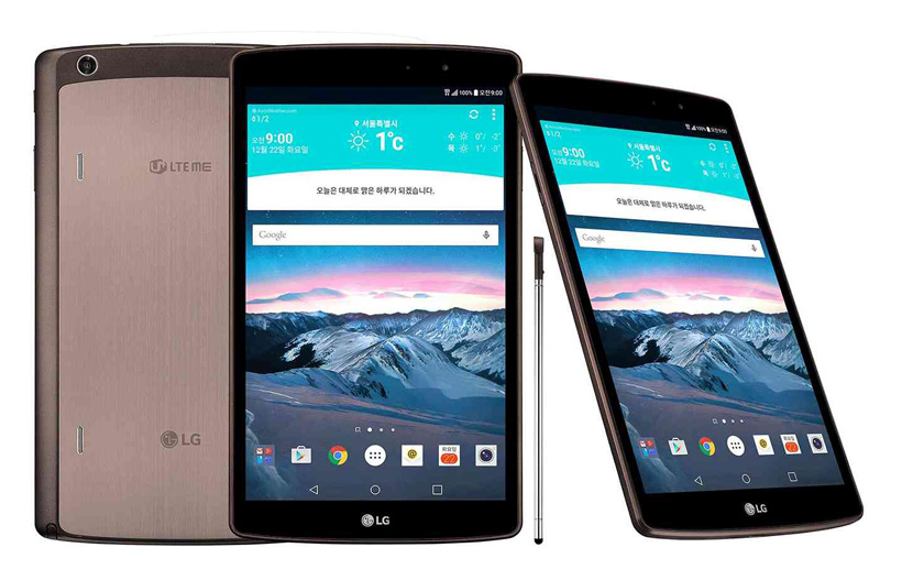 lg g pad 2 8 3 LG G Pad II 8.3 LTE es anunciado por LG como una tablet con Stylus y soporte completo a USB