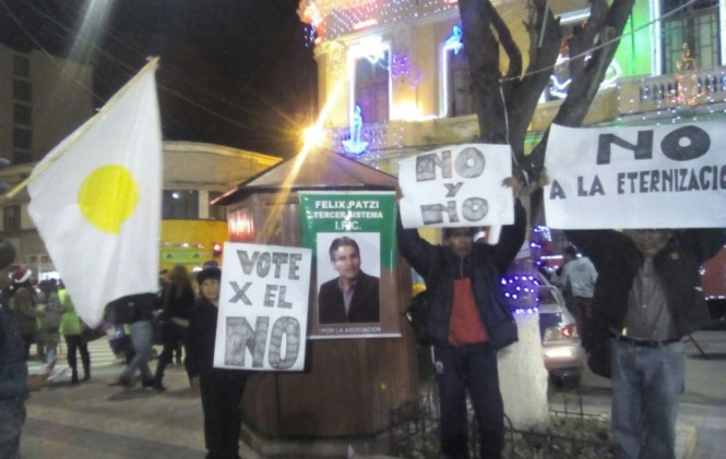Referéndum: Patzi lanza campaña por el No y busca proyectar su liderazgo a nivel nacional 