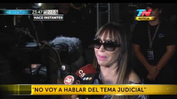 Moria Casán regresó al país