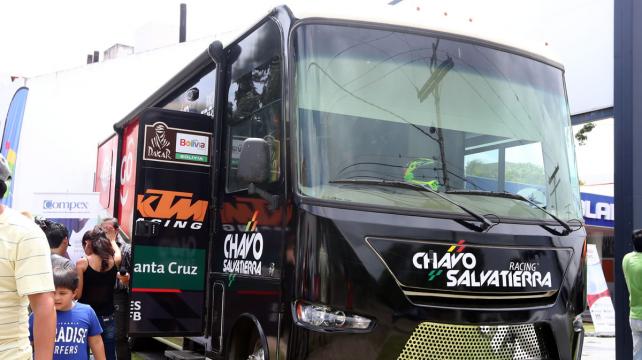 'Chavo' volverá a contar en el rally con esta casa rodante. Foto: Fuad Lanvídar