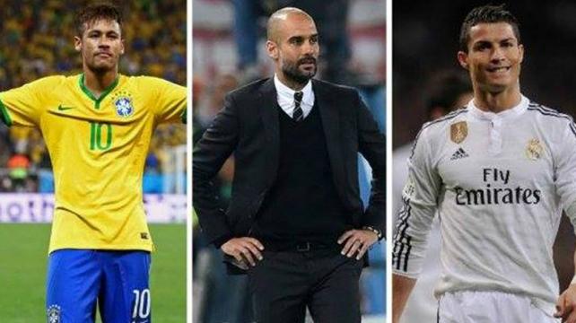 Neymar, Guardiola y Cr7 tienen las maletas listas para irse a Marruecos. Foto: Internet