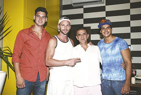 Anyelo Roca, ‘Choco’ Velasco, Javier Carmona y Nelson Gutiérrez
