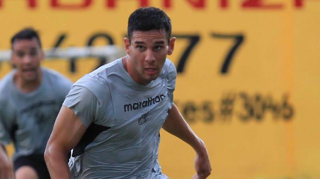 El volante Alejandro Meleán se incorporó a los entrenamientos este miércoles por la mañana. Foto: DIEZ