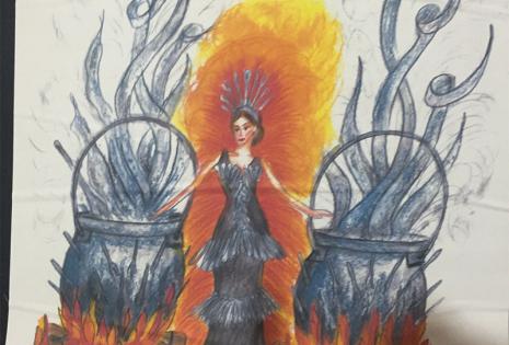 lista para brillar. Valeria I hará su paso entre llamas y dos ollas grandes. Será para realzar la cocina del oriente