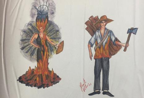 coronadores. Las pichonas llevarán la leña en su atuendo y los pichones serán los leñadores