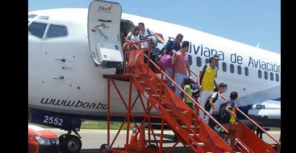 El avión de BoA tuvo que ser evacuado tras lo sucedido
