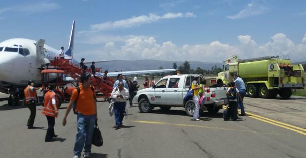 El avión de BoA tuvo que ser evacuado tras lo sucedido