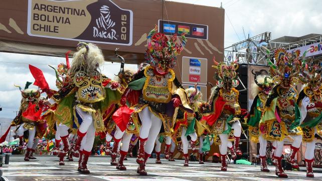 Los bailes y los grupos musicales animarán la fiesta del Dakar en Bolivia. Foto: Archivo