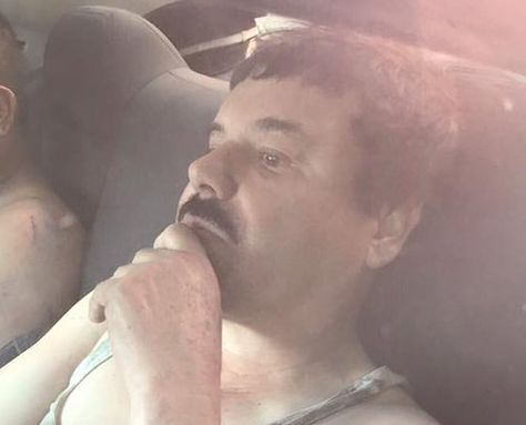 Joaquín "El Chapo" Guzmán tras su captura. Foto: @PeriodicoABC