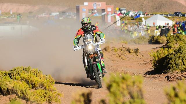 'Chavo' Salvatierra no tuvo una buena carrera al salir del territorio boliviano. Foto: Miguel Ángel Souza
