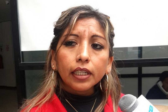 RECLAMO. La ex jueza Irma Muñoz.