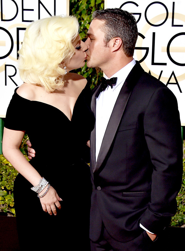 Lady Gaga, Taylor Kinney, Golden Globe Awards, Candids