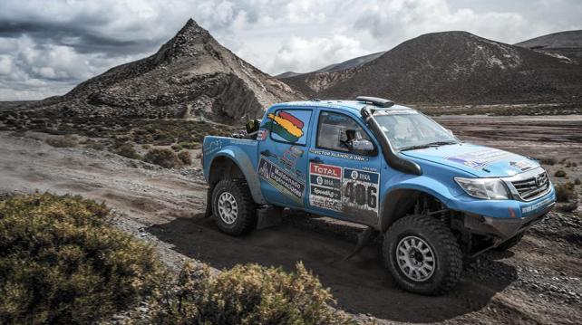 Fortunato Maldonado no logró llegar a la partida de la 9na etapa. Foto: Facebook Fortunato Maldonado