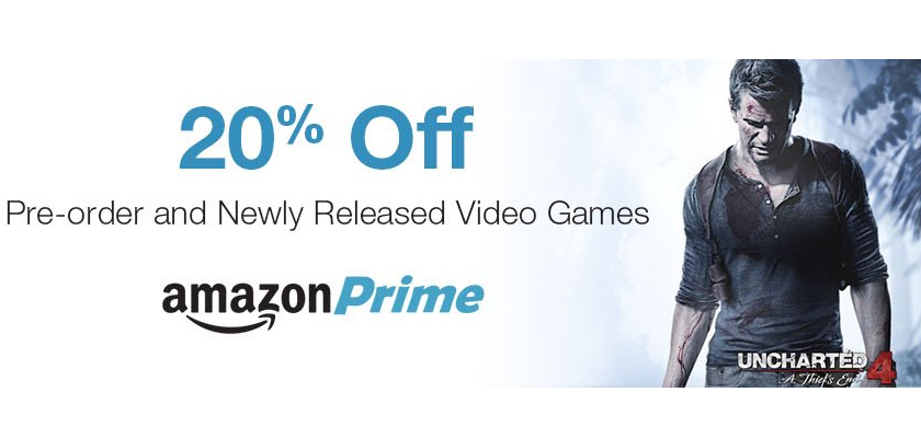 amazon prime videojuegos Amazon Prime comienza a ofrecer un 20% de descuento en videojuegos nuevos