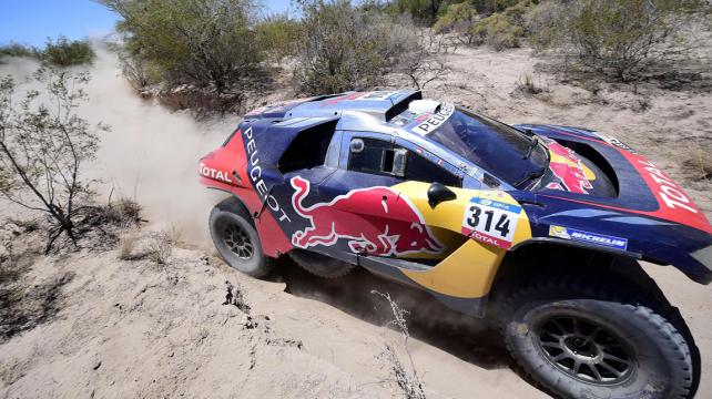 El príncipe catarí fue el ganador de la etapa once entre La Rioja y San Juan. Foto: AFP