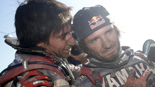 Marcos Patronelli (dcha) logró un triunfo y dejo su sello en la competencia. Foto: Reuters