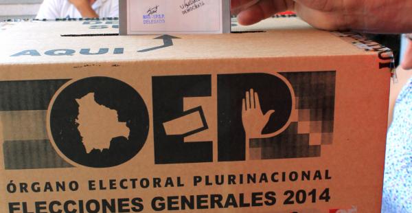 Se repite la votación en 44 mesas en el departamento de Santa Cruz