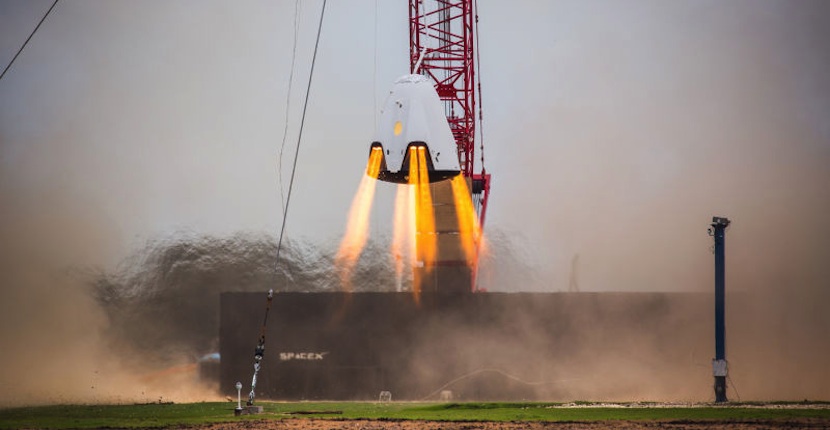 dragon SpaceX sigue trabajando en su cápsula para astronautas Dragon V2