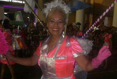 Integrante de la agrupación Las barbies
