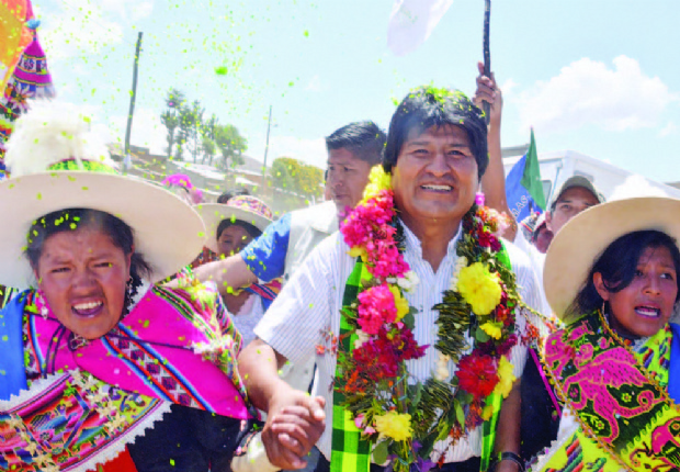 Morales evita hablar de liderazgos