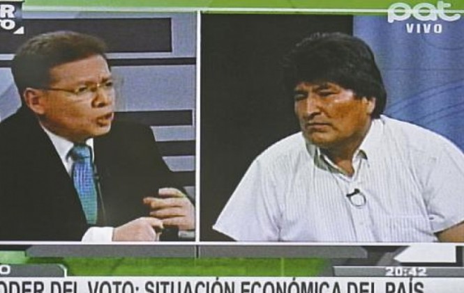 Morales califica de 'antipatriotas' a los que usan servicios de las telefónicas Tigo o Viva