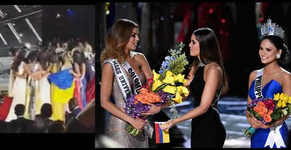 abrazo miss Colombia