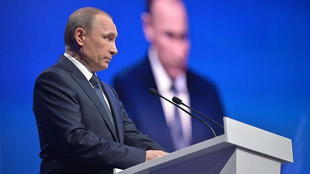 El presidente de Rusia, el pasado lunes en Stavropol