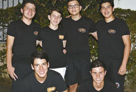 PELADITOS. Samuel Ortiz (vice), José Eduardo Valle, Rudolf Schmitz, Álvaro Vaca Díez, José Andrés Careaga y Franco Cambruzzi
