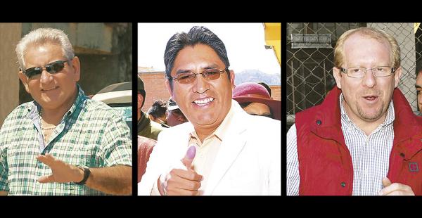 Rubén Costas, Félix Patzi y ahora Adrián Oliva son los tres gobernadores que apoyan el No