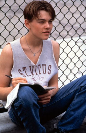 Qué tiempos. Un imberbe DiCaprio con 20 años en una de sus primeras películas, 'Diario de un rebelde' (1995).