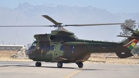 El tercer helicóptero Jatun Puma entregado a la FAB
