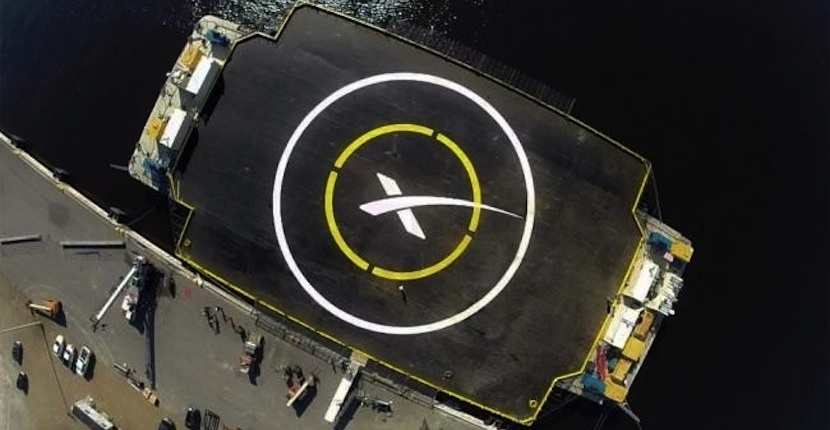 plata SpaceX ultima detalles para volver a intentar aterrizar sobre el mar