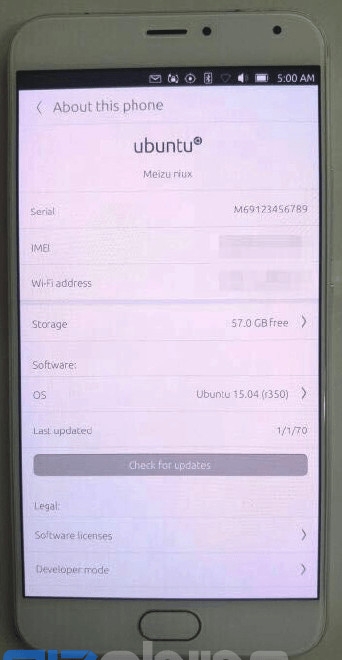 meizu pro 5 Meizu podría presentar un teléfono Ubuntu Phone en la MWC