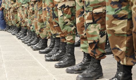 Botas de militares