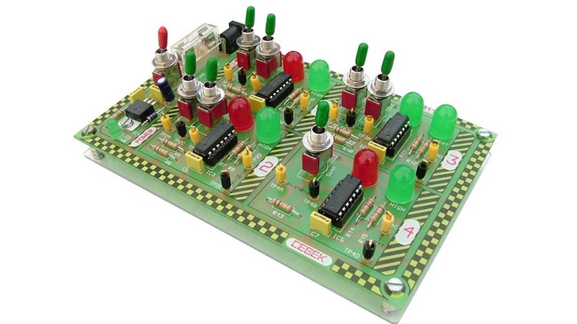 Placa circuito soldar Enseña a tus hijos a soldar componentes en placas de circuitos con este kit de iniciación